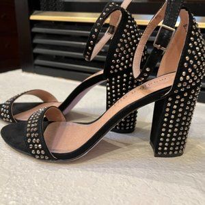 Black Studded Evening Shoes